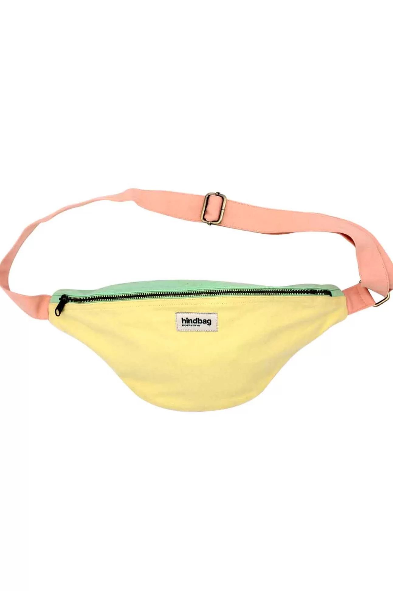 Hindbag Fanny Pack>Belt Bag L Sasha Tricolore Frosted Lemon